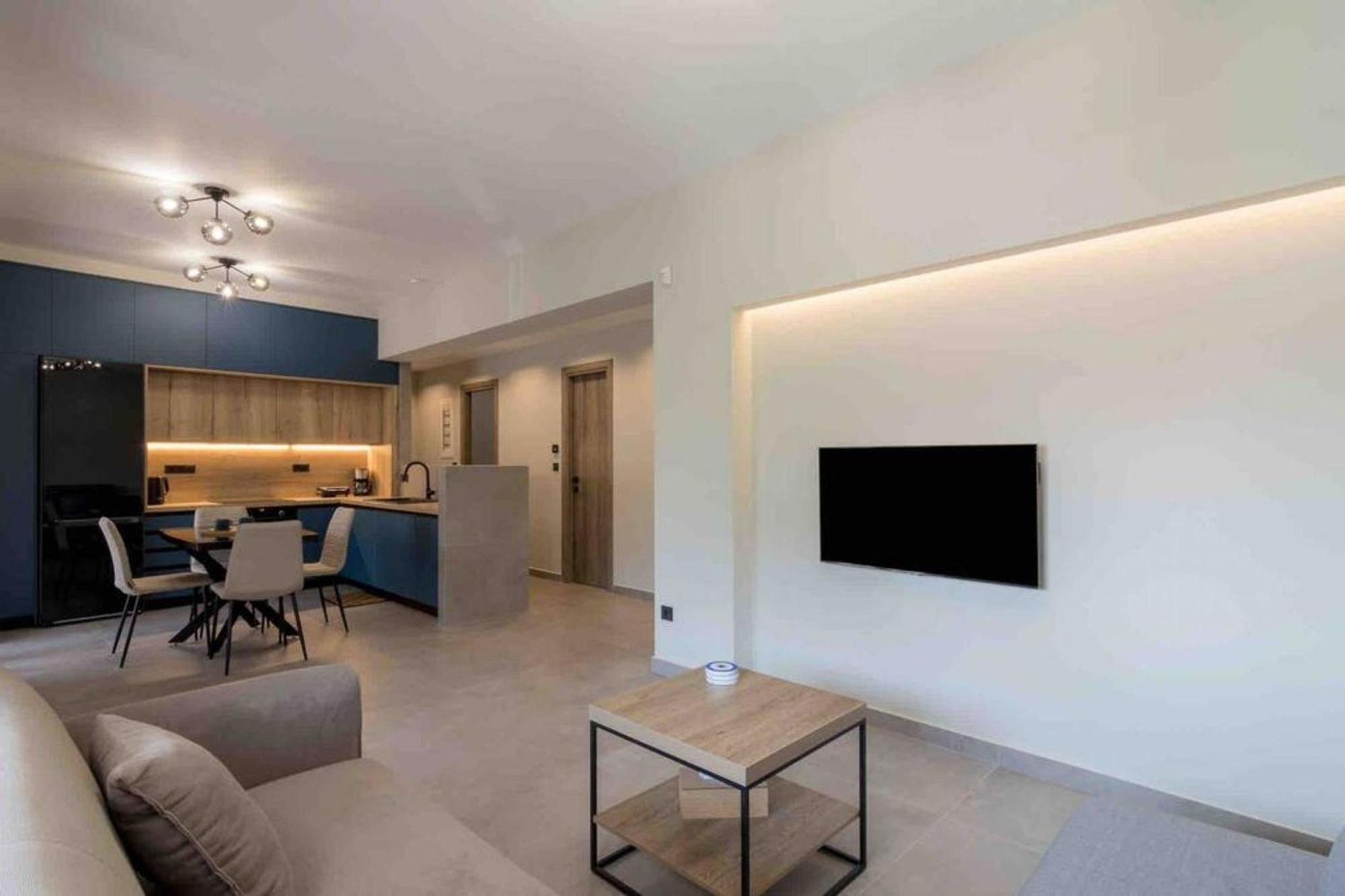 Apartamento Blue Pearl At Glufada Sea Side Atenas Exterior foto