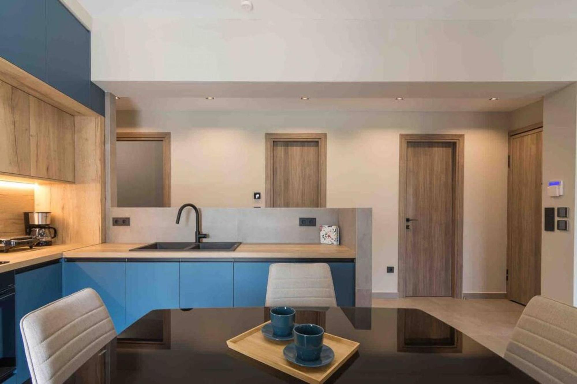 Apartamento Blue Pearl At Glufada Sea Side Atenas Exterior foto