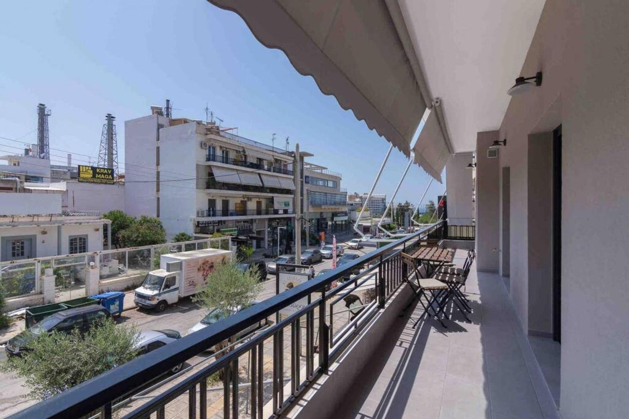 Apartamento Blue Pearl At Glufada Sea Side Atenas Exterior foto